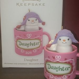 Hallmark Keepsake 2011 ornament: daughter